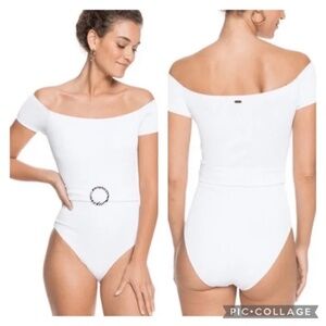 ROXY FREEDOM OFF SHOULD OP SWIMSUIT M